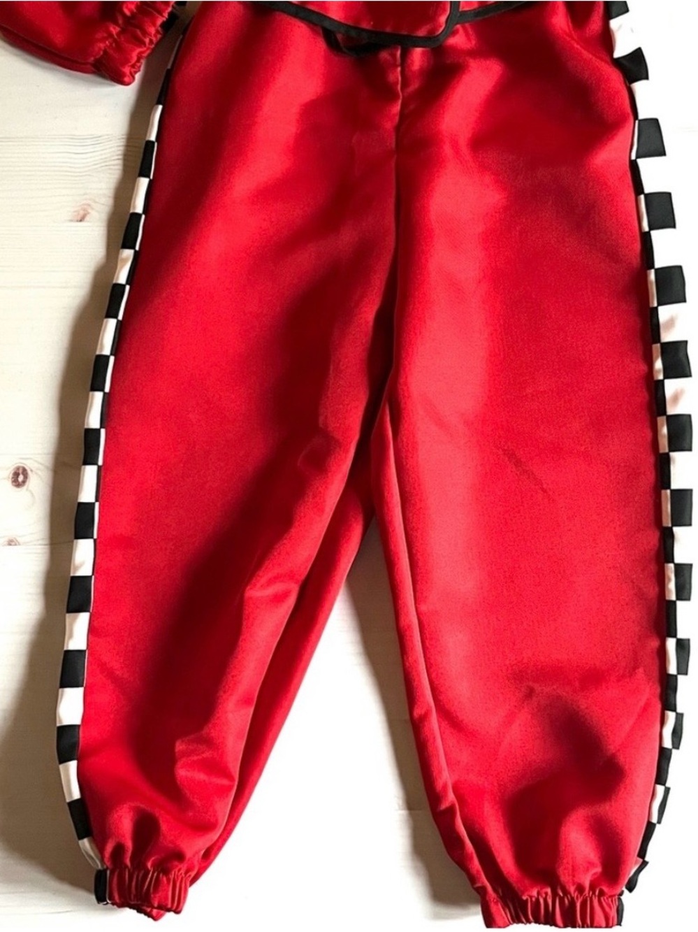 Kids Red Racing Jumpsuit - Picture 6 of 9